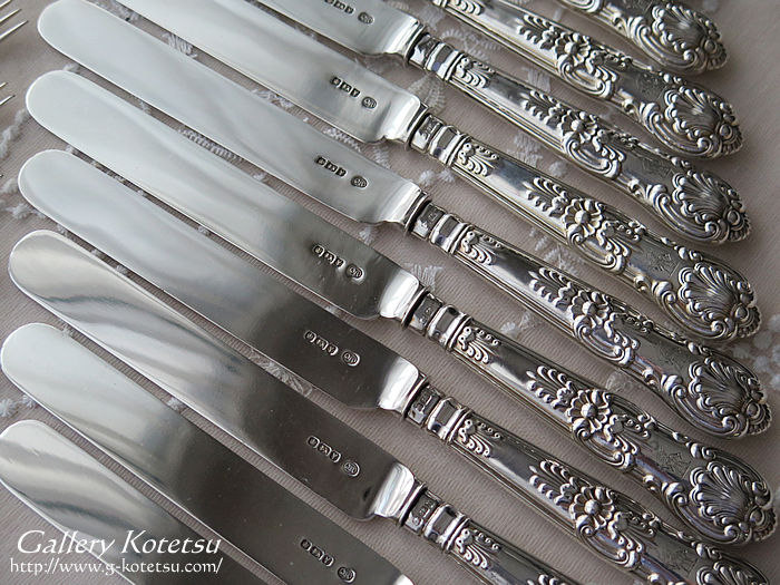 アンティークシルバー デザートカトラリー antiquesilver dessertcutlery