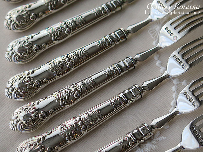 AeB[NVo[@fU[gJg[ antiquesilver dessertcutlery