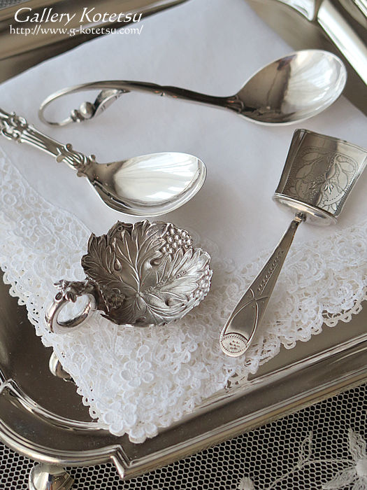 �A���e�B�[�N�V���o�[�@�L���f�B�X�v�[�� antiquesilver caddyspoon