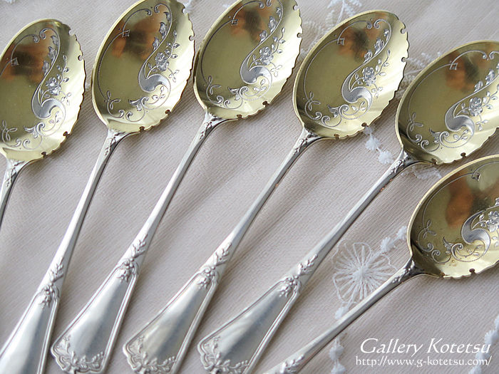 AeB[NVo[@Xv[ antique silver paris ice cream spoon