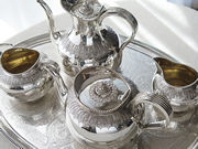 シルバーティーポット antique silver teapot