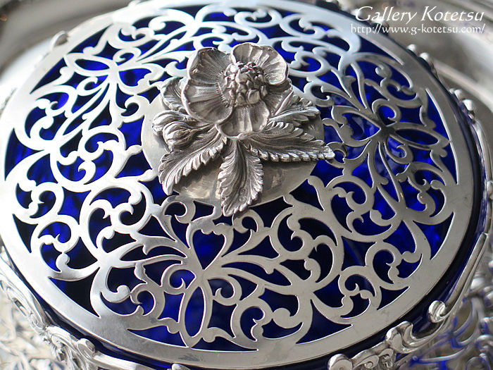 o^[fBbV antiquesilver butterdish