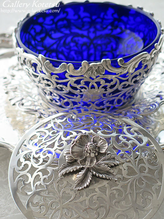 o^[fBbV antiquesilver butterdish