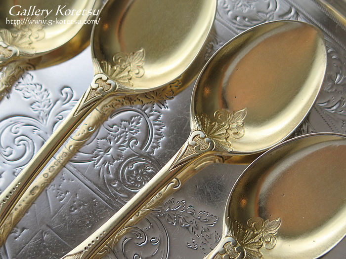 純銀 ② ソリッドシルバー アイスクリームスプーン スターリングシルバー 純銀 ソリッドシルバー アイスクリームスプーン スターリング