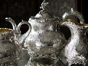 Vo[eB[|bg antique silver teapot