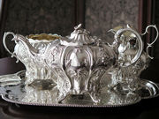 Vo[eB[|bg antique silver teapot