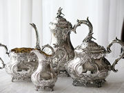 AeB[NVo[eB[Zbg antique silver teaset