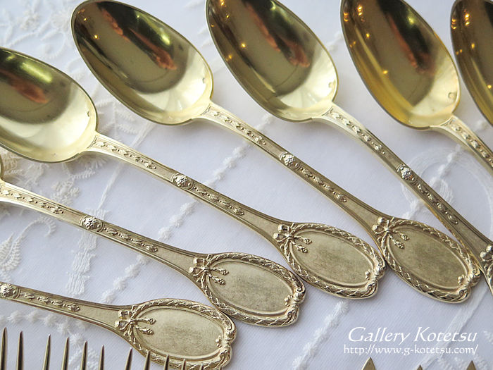 �A���e�B�[�N�V���o�[�@�f�U�[�g�J�g�����[ antiquesilver dessertcutlery