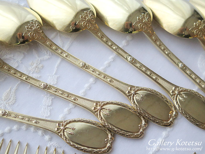 �A���e�B�[�N�V���o�[�@�f�U�[�g�J�g�����[ antiquesilver dessertcutlery
