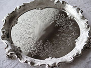 シルバーサルヴァ antique silver salver