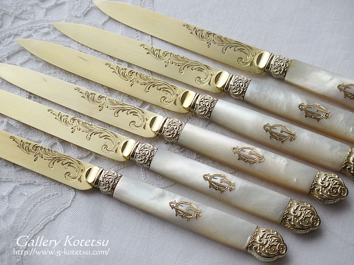 }U[Iup[fU[gJg[ mother of pearl dessertcutlery