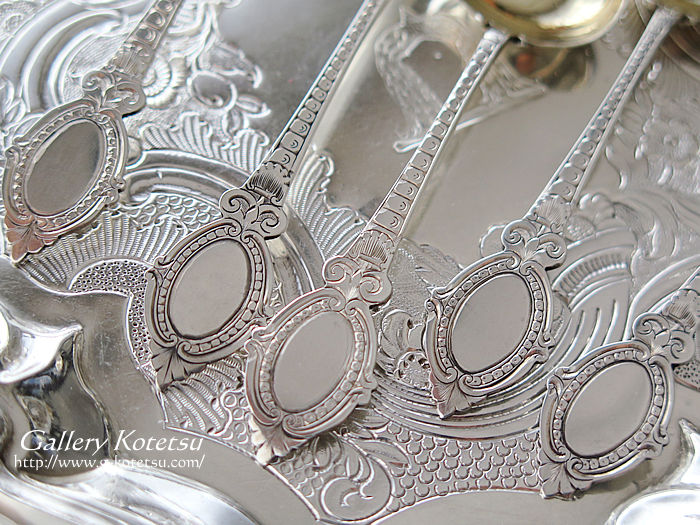 アンティークシルバーソルトスプーン antique silver saltspoon