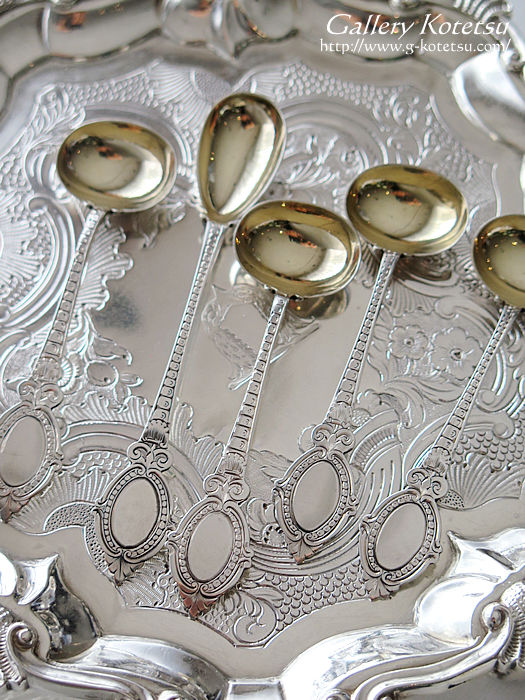 アンティークシルバーソルトスプーン antique silver saltspoon