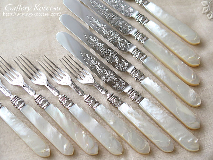 }U[Iup[fU[gJg[ mother of pearl dessert cutlery