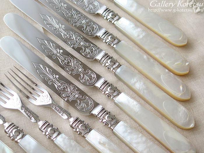 }U[Iup[fU[gJg[ mother of pearl dessert cutlery