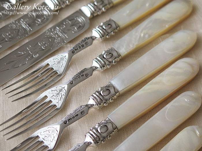 }U[Iup[fU[gJg[ mother of pearl dessert cutlery