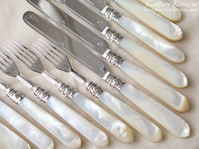 }U[Iup[fU[gJg[ mother of pearl dessert cutlery