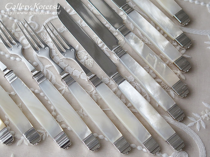 }U[Iup[fU[gJg[ mother of pearl dessert cutlery