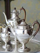 アンティークシルバーティーセット antique silver teaset
