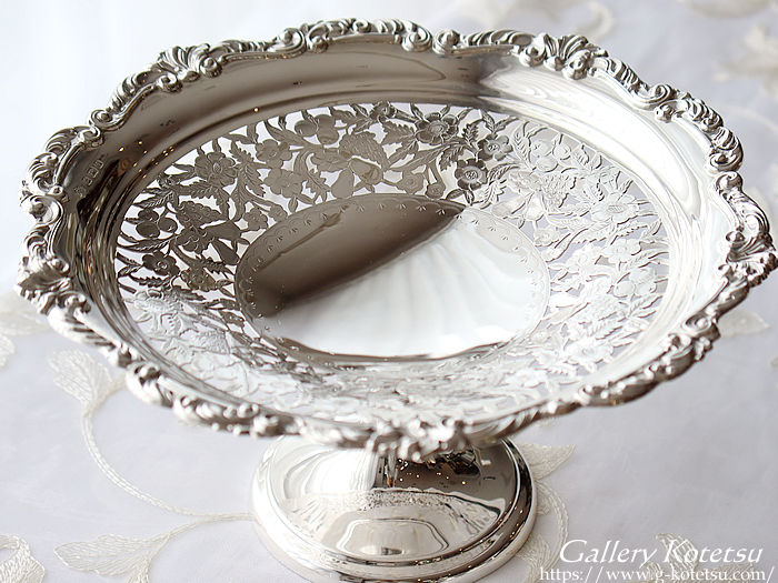 AeB[NVo[R|[g antique silver compote