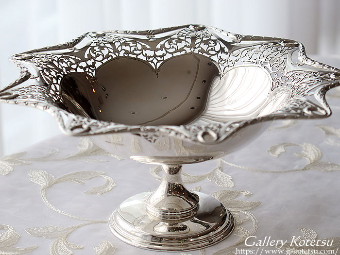 AeB[NVo[R|[g antique silver compote