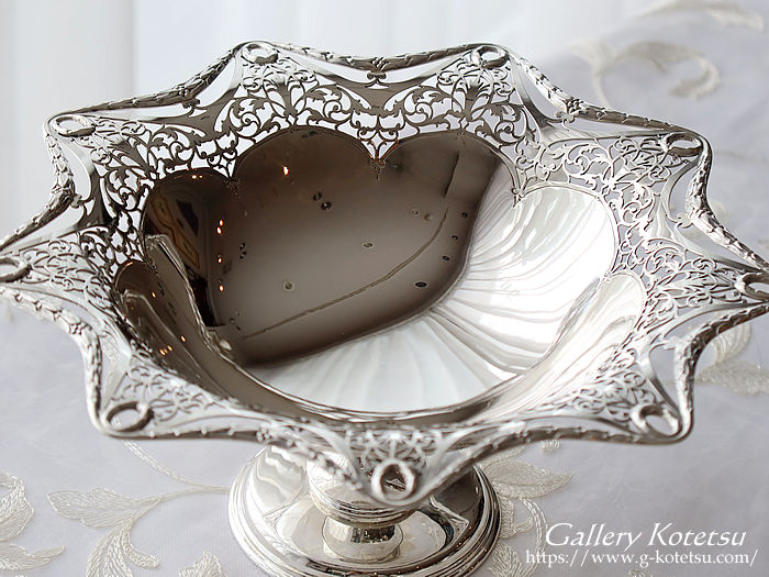 AeB[NVo[R|[g antique silver compote