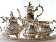 AeB[NVo[eB[Zbg antique silver teaset