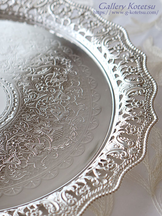 Vo[T@ antiquesilver salver