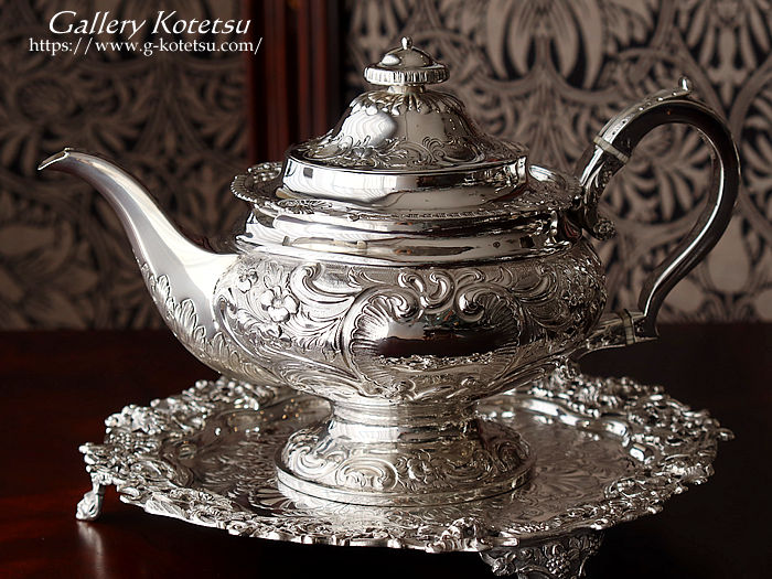 Vo[eB[|bg antique silver teapot