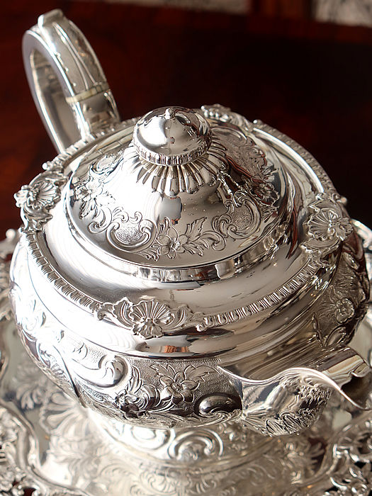 Vo[eB[|bg antique silver teapot