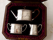 AeB[NVo[eB[Zbg antique silver teaset