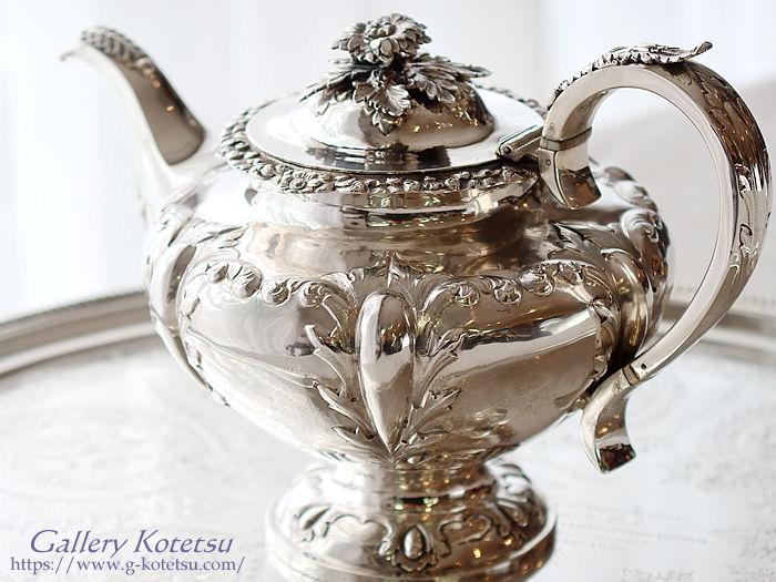 Vo[eB[|bg antique silver teapot