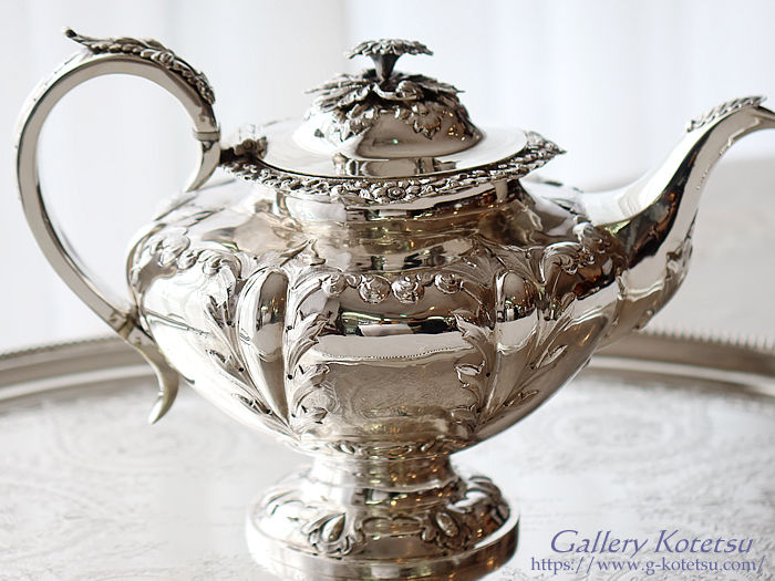 Vo[eB[|bg antique silver teapot