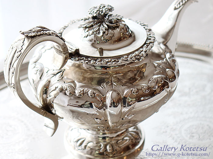 Vo[eB[|bg antique silver teapot