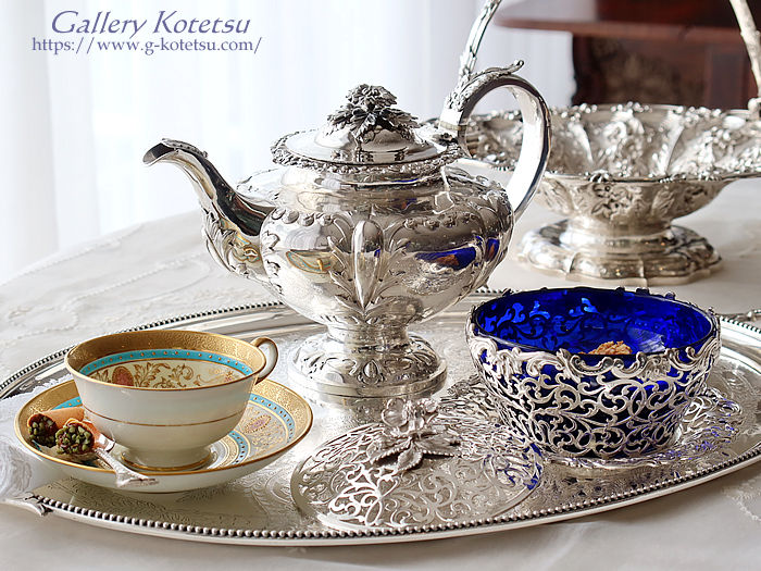 Vo[eB[|bg antique silver teapot