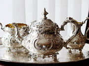 アンティークシルバーティーセット antique silver teaset