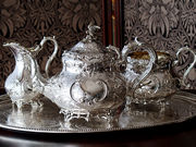 AeB[NVo[eB[Zbg antique silver teaset