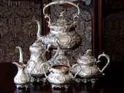 AeB[NVo[eB[Zbg antique silver teaset