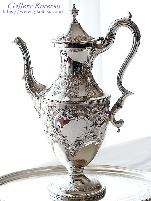 Vo[R[q[|bg antique silver coffeepot