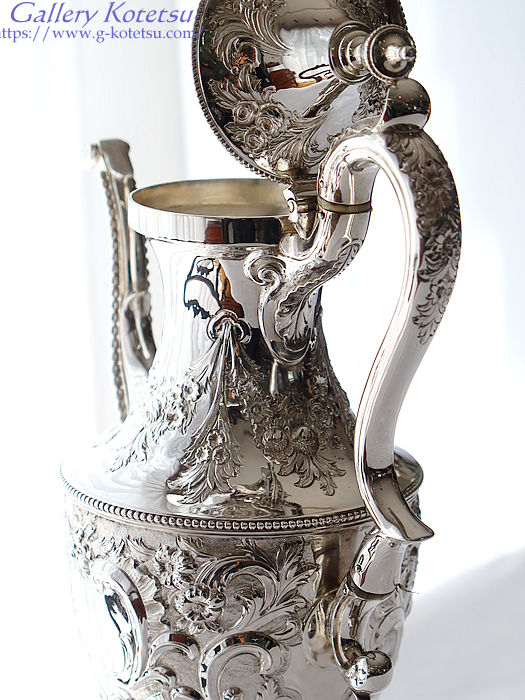 �V���o�[�R�[�q�[�|�b�g antique silver coffeepot