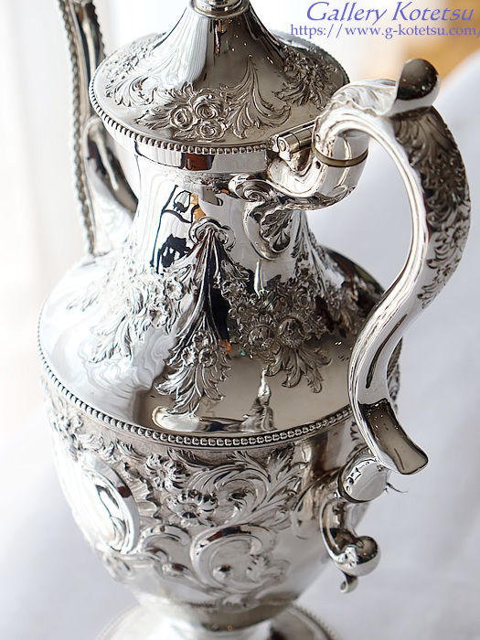 �V���o�[�R�[�q�[�|�b�g antique silver coffeepot