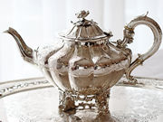 Vo[eB[|bg antique silver teapot