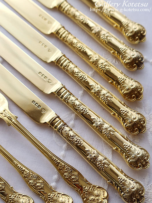 AeB[NVo[@fU[gJg[ antiquesilver dessertcutlery