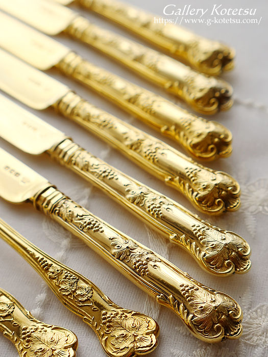 AeB[NVo[@fU[gJg[ antiquesilver dessertcutlery