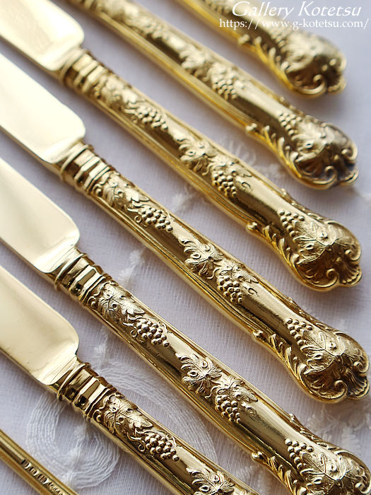 AeB[NVo[@fU[gJg[ antiquesilver dessertcutlery