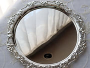 Vo[T@ antique silver salver