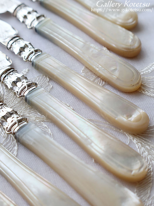 �}�U�[�I�u�p�[���n���h�� mother of pearl dessert cutlery