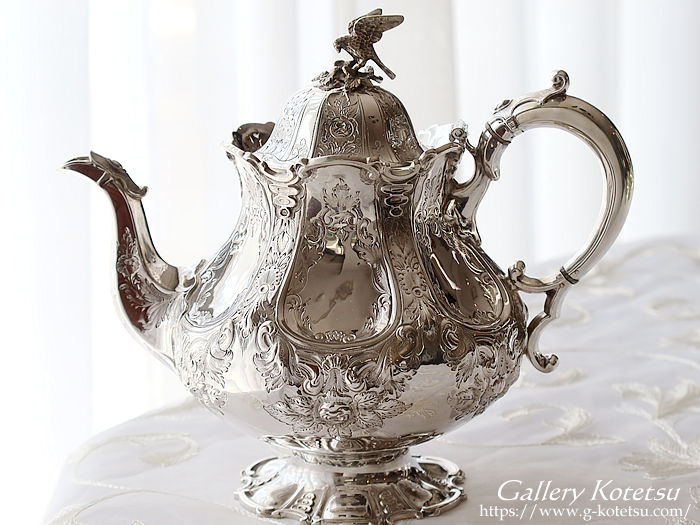 Vo[eB[|bg antique silver teapot