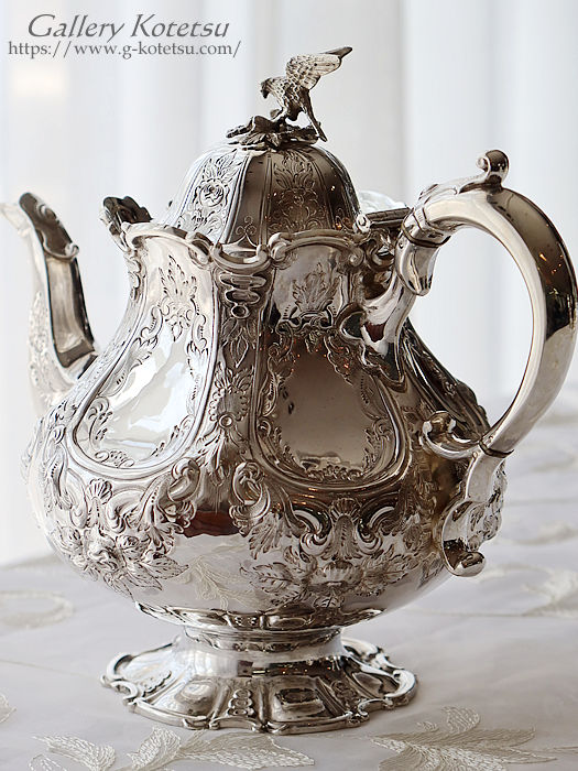 Vo[eB[|bg antique silver teapot