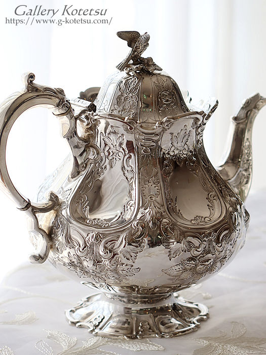 Vo[eB[|bg antique silver teapot